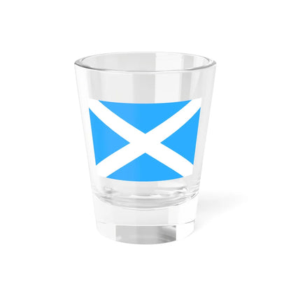 Flag of Scotland sky blue 3-2 (Scotland) Shot Glass 1.5oz 1.5oz - Go Mug Yourself