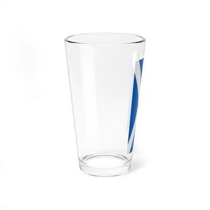 Flag of Scotland vertical (Scotland) Pint Glass 16oz - Go Mug Yourself
