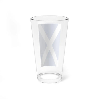 Flag of Scotland vertical (Scotland) Pint Glass 16oz - Go Mug Yourself