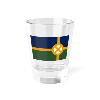 Flag of Scott Louisiana (United States) Shot Glass 1.5oz 1.5oz - Go Mug Yourself