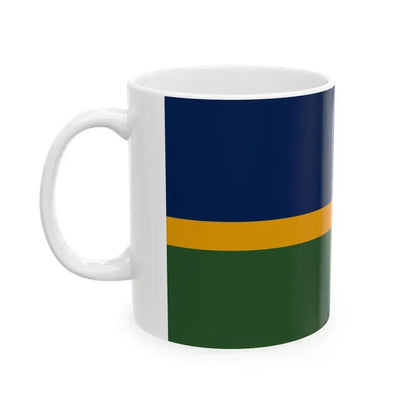 Flag of Scott Louisiana (United States) White Coffee Mug - Go Mug Yourself