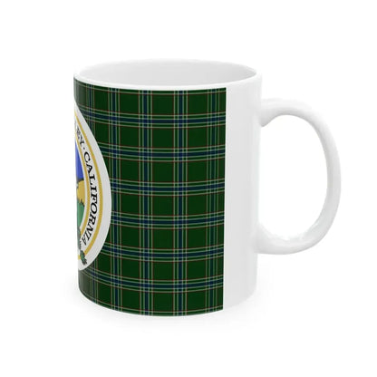 Flag of Scotts Valley California (United States) White Coffee Mug - Go Mug Yourself