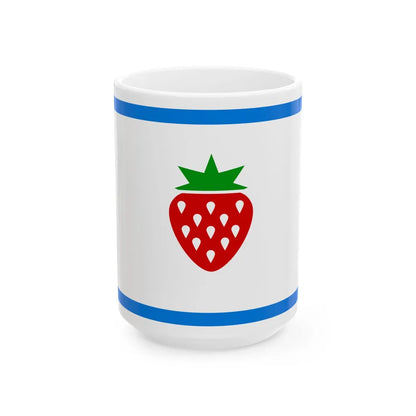 Flag of Searcy County Arkansas (United States) White Coffee Mug 15oz - Go Mug Yourself