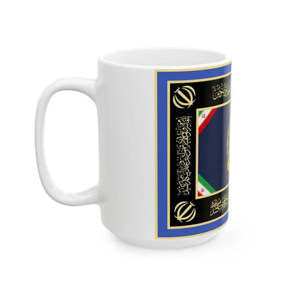 Flag of Secretariat of the General Supervision of the Army Ground Force Command of I.R.Iran (Iran) White Coffee Mug - Go Mug Yourself
