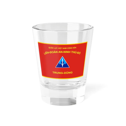 Flag of Security Force of Capital Special Zone (Vietnam) Shot Glass 1.5oz 1.5oz - Go Mug Yourself