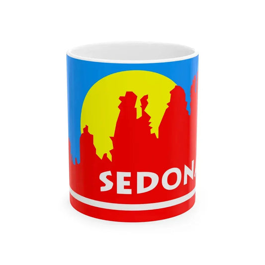 Flag of Sedona Arizona (United States) White Coffee Mug 11oz - Go Mug Yourself