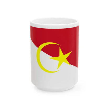Flag of Segamat Johor (Malaysia) White Coffee Mug 15oz - Go Mug Yourself