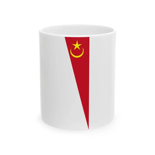Flag of Segamat Johor vertical (Malaysia) White Coffee Mug 11oz - Go Mug Yourself