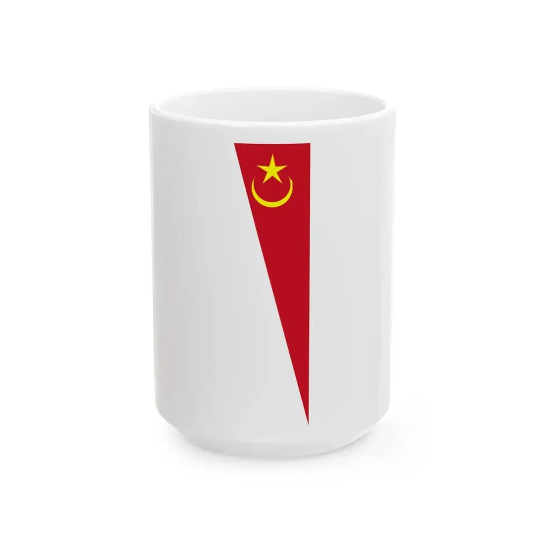 Flag of Segamat Johor vertical (Malaysia) White Coffee Mug 15oz - Go Mug Yourself