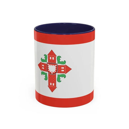 Flag of Segeberg Germany - Accent Coffee Mug 11oz Navy - Go Mug Yourself