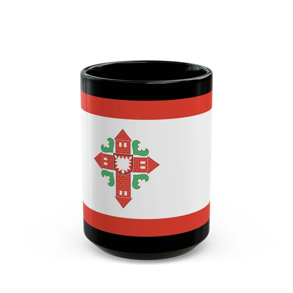 Flag of Segeberg Germany - Black Coffee Mug-15oz-Go Mug Yourself