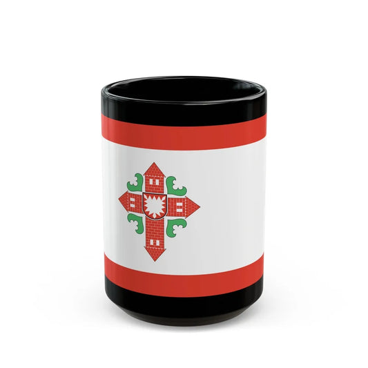 Flag of Segeberg Germany - Black Coffee Mug-15oz-Go Mug Yourself