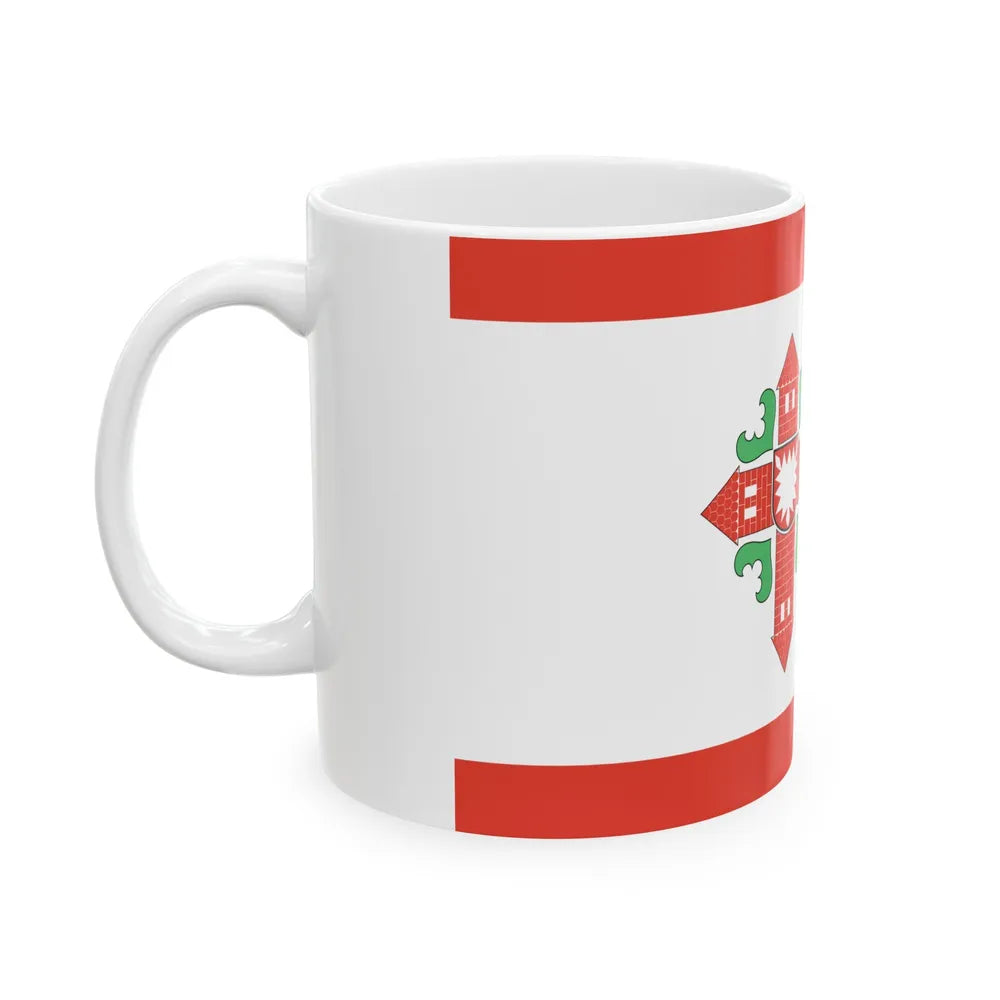 Flag of Segeberg Germany - White Coffee Mug-Go Mug Yourself