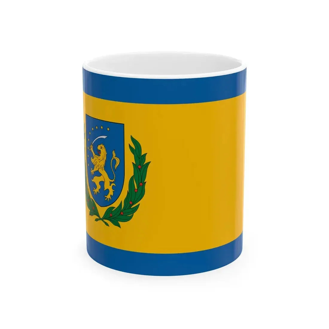 Flag of Segesd (Hungary) White Coffee Mug 11oz - Go Mug Yourself