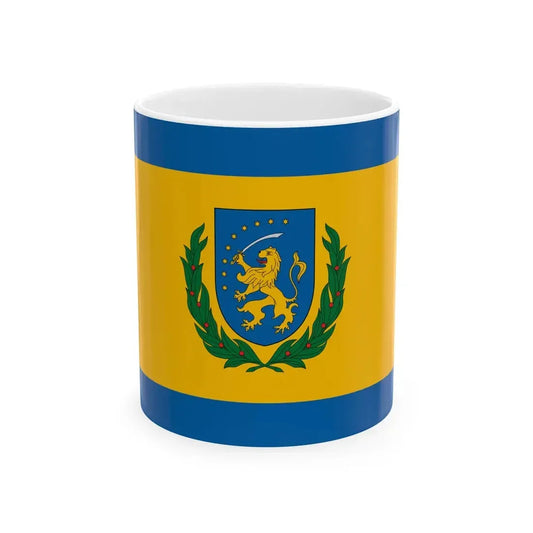 Flag of Segesd variant (Hungary) White Coffee Mug 11oz - Go Mug Yourself
