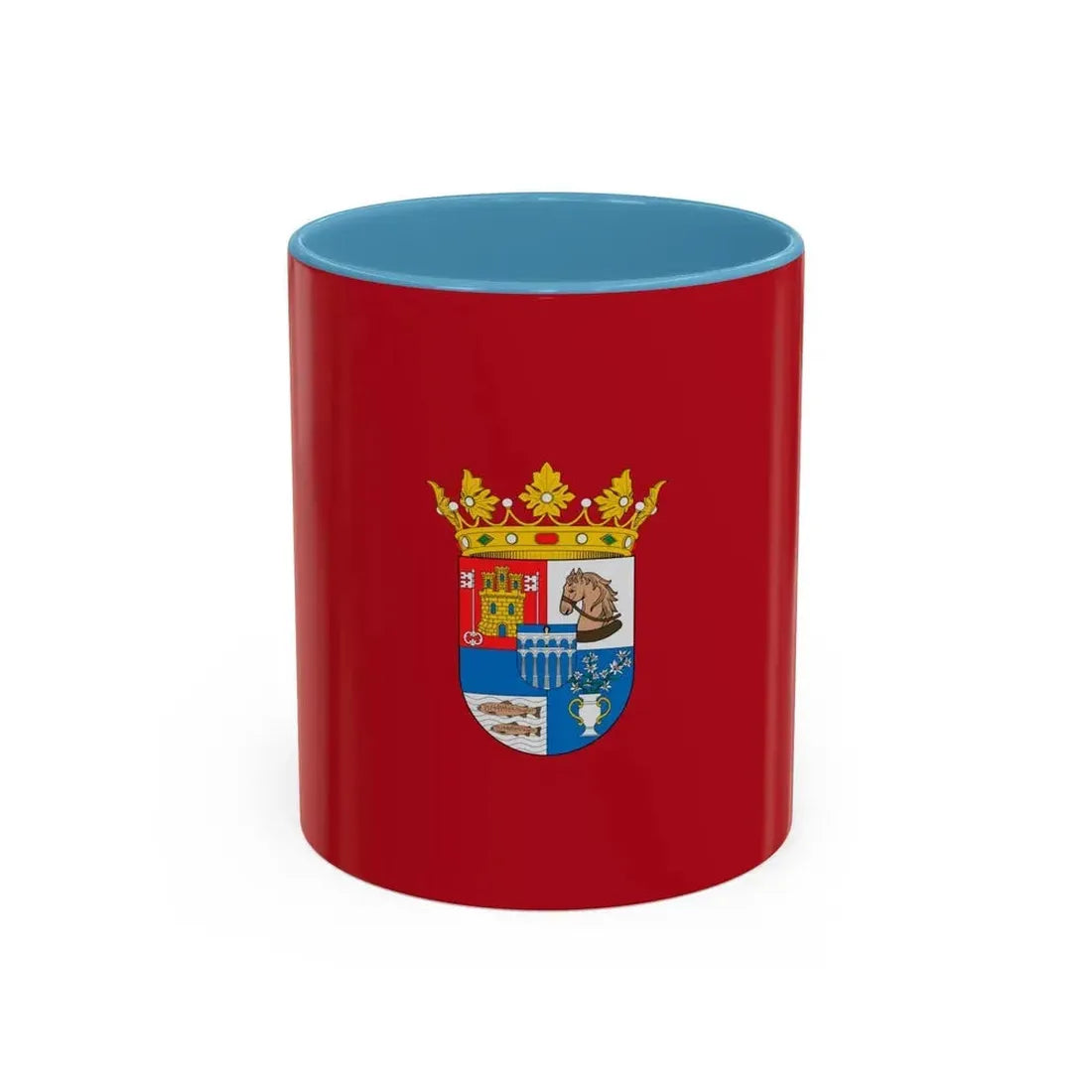 Flag of Segovia Spain - Accent Coffee Mug 11oz Light Blue - Go Mug Yourself