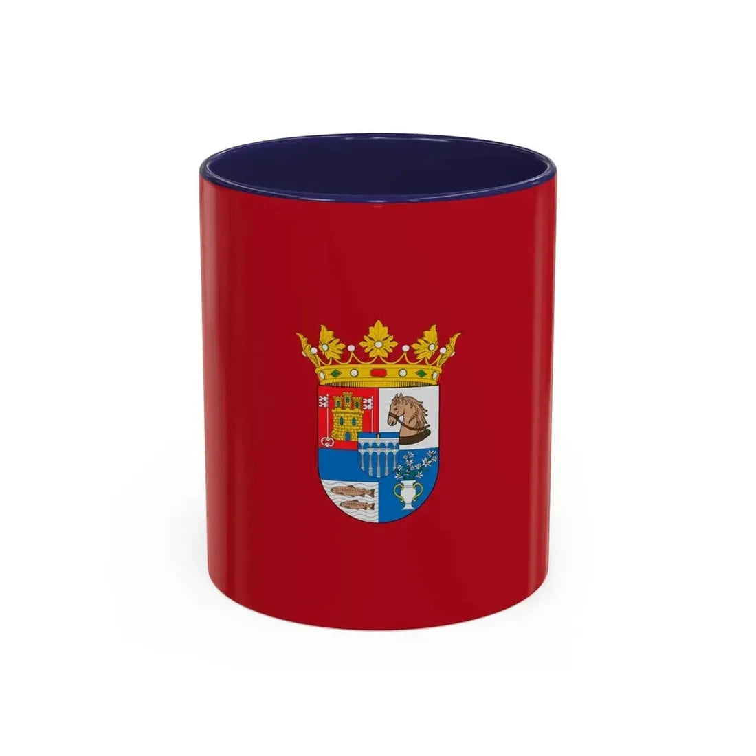 Flag of Segovia Spain - Accent Coffee Mug 11oz Navy - Go Mug Yourself