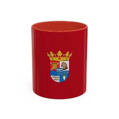 Flag of Segovia Spain - Accent Coffee Mug 11oz Red - Go Mug Yourself