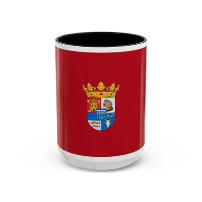 Flag of Segovia Spain - Accent Coffee Mug 15oz Black - Go Mug Yourself