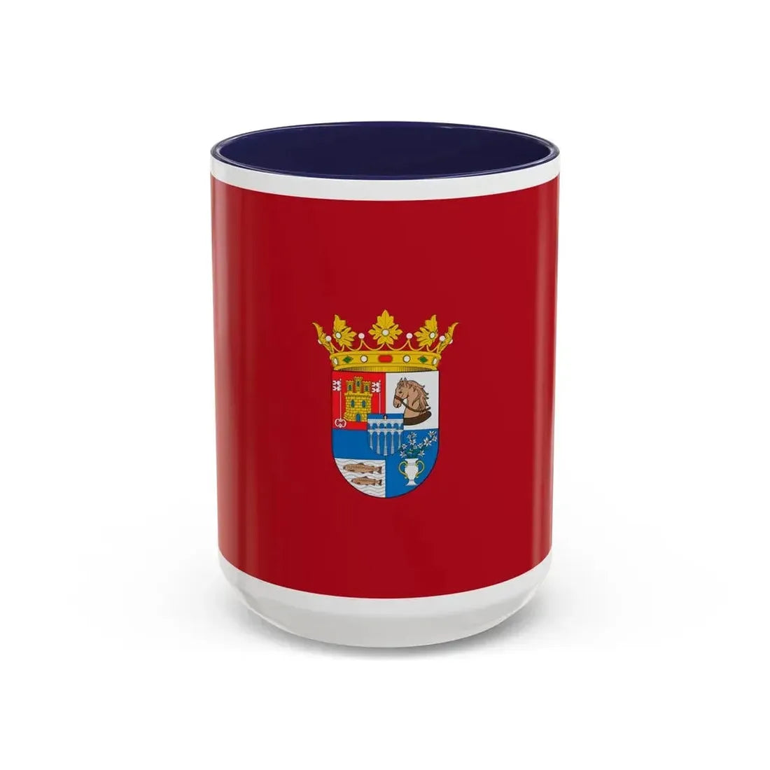 Flag of Segovia Spain - Accent Coffee Mug 15oz Navy - Go Mug Yourself