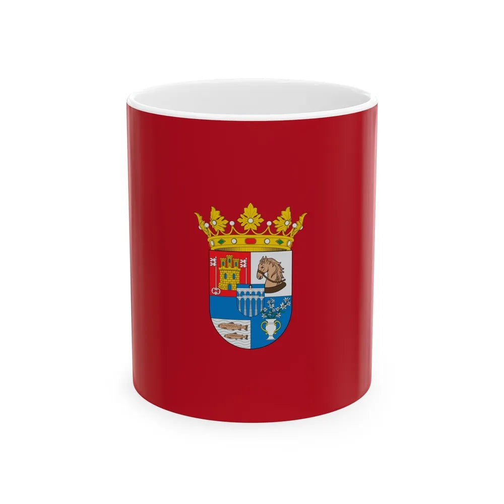 Flag of Segovia Spain - White Coffee Mug-11oz-Go Mug Yourself