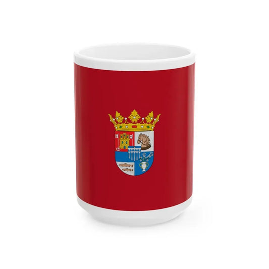 Flag of Segovia Spain - White Coffee Mug 15oz - Go Mug Yourself