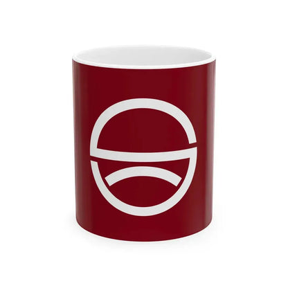 Flag of Seihi Nagasaki 1965-2005 (Japan) White Coffee Mug 11oz - Go Mug Yourself