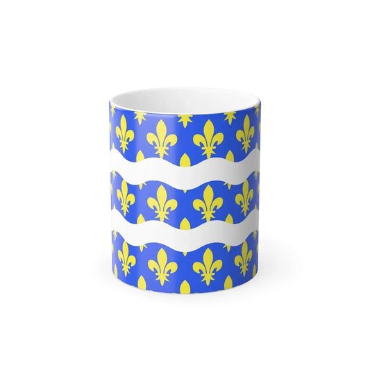 Flag of Seine et Marne France 2 - Color Changing Coffee Mug 11oz - Go Mug Yourself