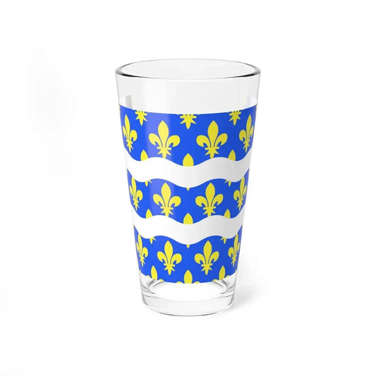 Flag of Seine et Marne France 2 - Pint Glass 16oz 16oz - Go Mug Yourself