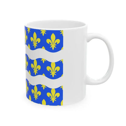 Flag of Seine et Marne France 2 - White Coffee Mug - Go Mug Yourself