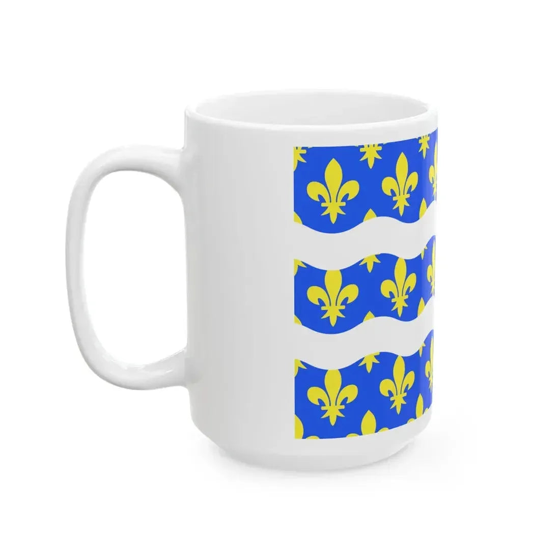 Flag of Seine et Marne France 2 - White Coffee Mug - Go Mug Yourself
