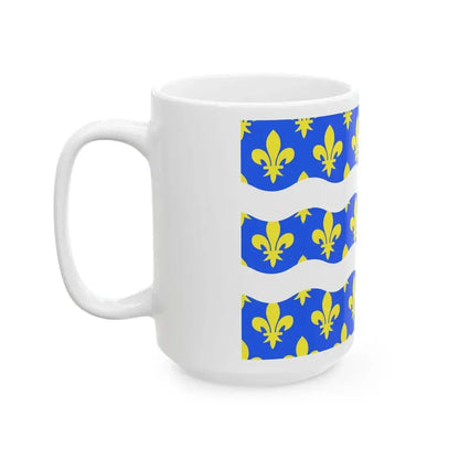Flag of Seine et Marne France 2 - White Coffee Mug - Go Mug Yourself
