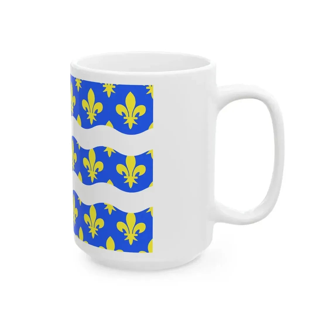 Flag of Seine et Marne France 2 - White Coffee Mug - Go Mug Yourself