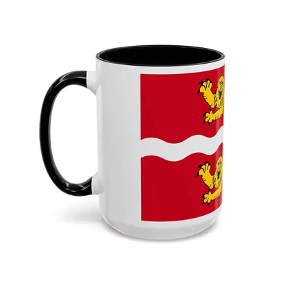 Flag of Seine Maritime France 2 - Accent Coffee Mug - Go Mug Yourself