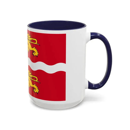 Flag of Seine Maritime France 2 - Accent Coffee Mug - Go Mug Yourself