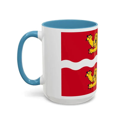 Flag of Seine Maritime France 2 - Accent Coffee Mug - Go Mug Yourself