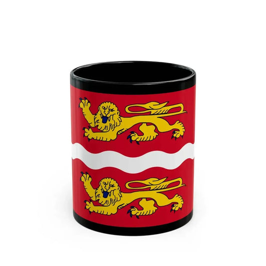 Flag of Seine Maritime France 2 - Black Coffee Mug 11oz - Go Mug Yourself