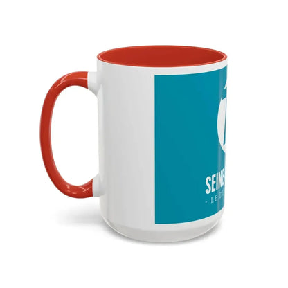 Flag of Seine Maritime France - Accent Coffee Mug - Go Mug Yourself