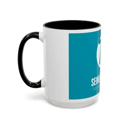 Flag of Seine Maritime France - Accent Coffee Mug - Go Mug Yourself