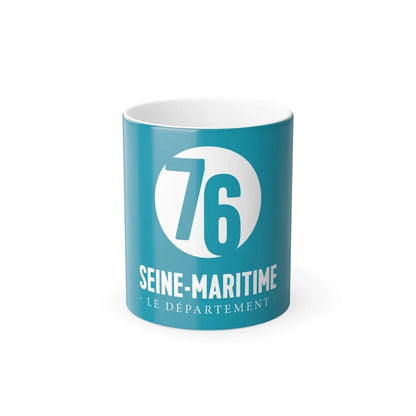 Flag of Seine Maritime France - Color Changing Coffee Mug 11oz - Go Mug Yourself