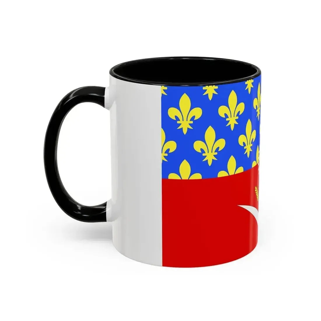 Flag of Seine Saint Denis France - Accent Coffee Mug - Go Mug Yourself