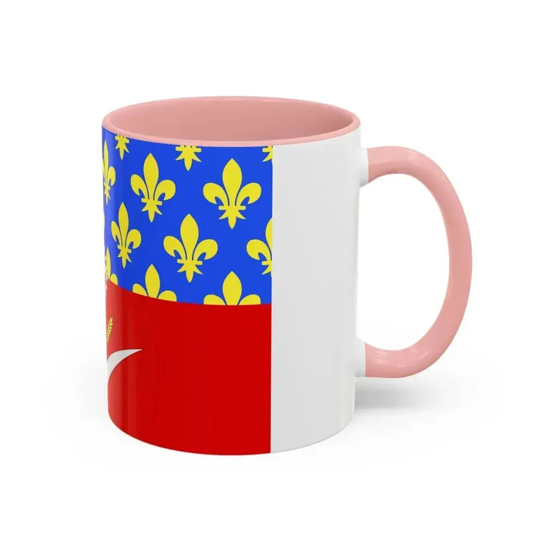 Flag of Seine Saint Denis France - Accent Coffee Mug - Go Mug Yourself