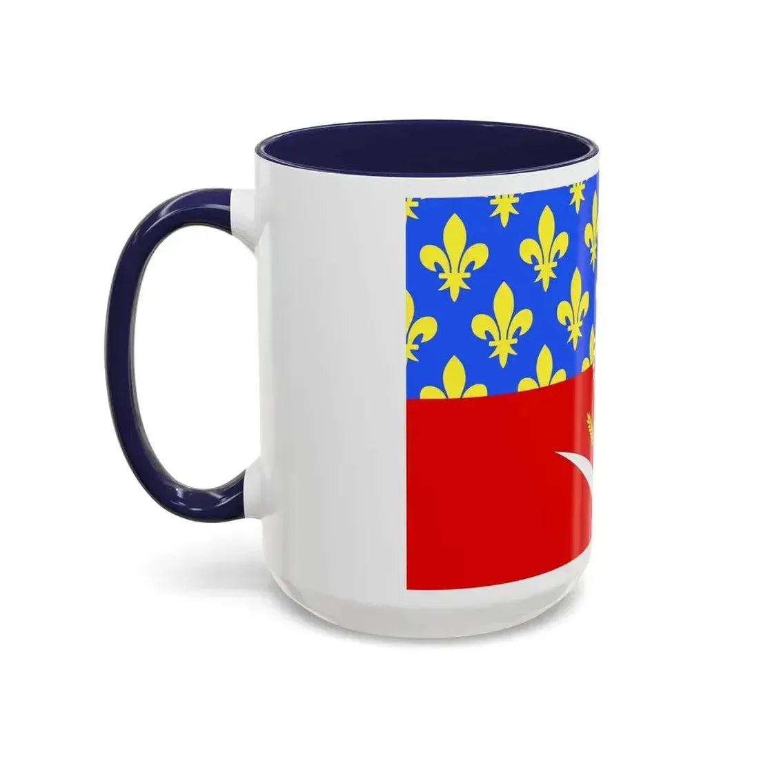 Flag of Seine Saint Denis France - Accent Coffee Mug - Go Mug Yourself