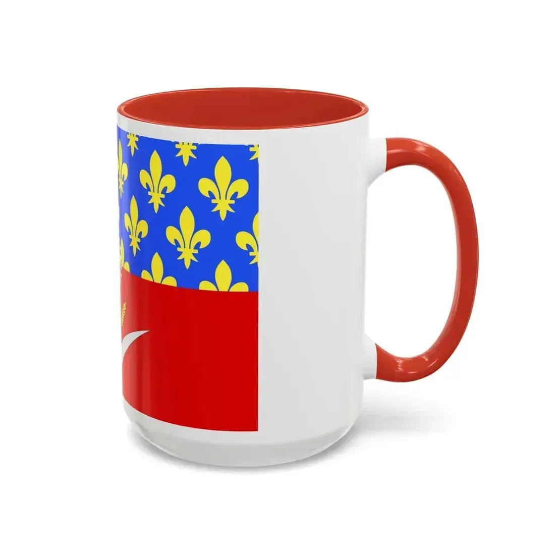 Flag of Seine Saint Denis France - Accent Coffee Mug - Go Mug Yourself