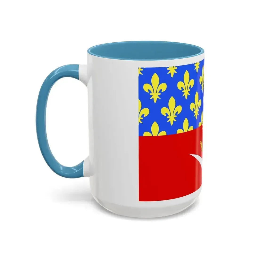 Flag of Seine Saint Denis France - Accent Coffee Mug - Go Mug Yourself