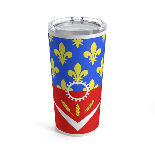 Flag of Seine Saint Denis France - Tumbler 20oz 20oz - Go Mug Yourself