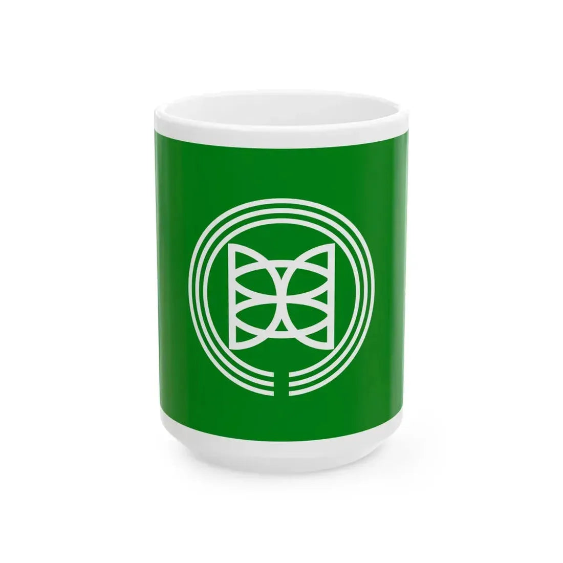 Flag of Sekikawa Niigata (Japan) White Coffee Mug 15oz - Go Mug Yourself