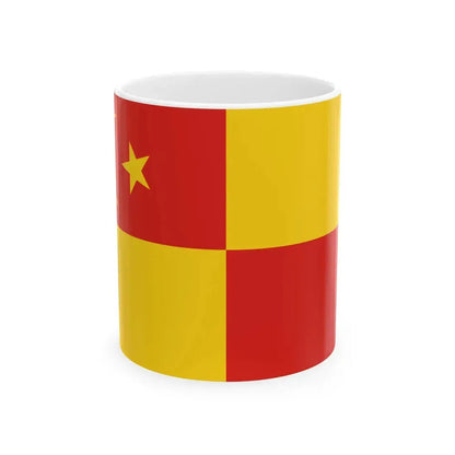 Flag of Selangor 1912 (Malaysia) White Coffee Mug 11oz - Go Mug Yourself
