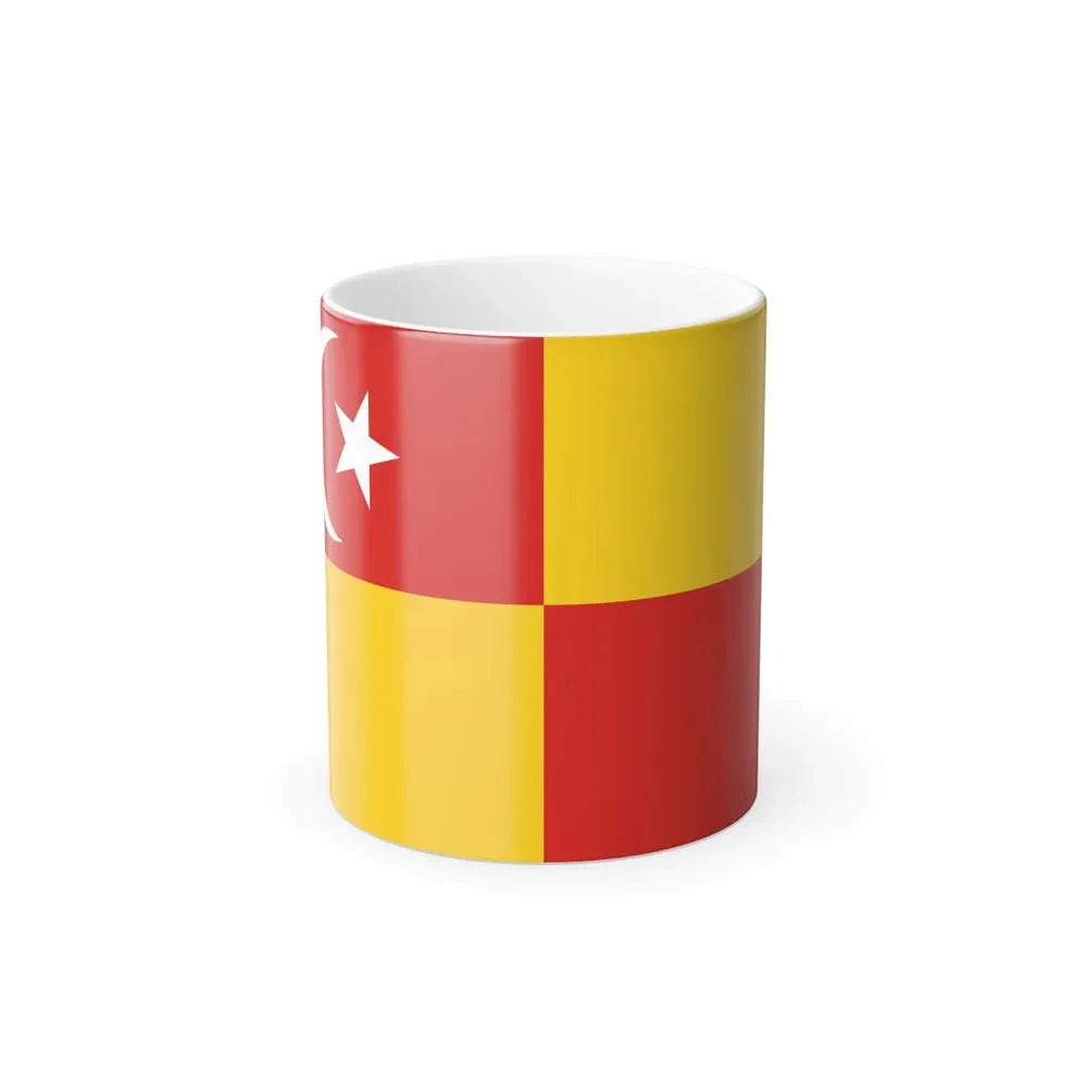 Flag of Selangor Malaysia - Color Changing Coffee Mug 11oz - Go Mug Yourself