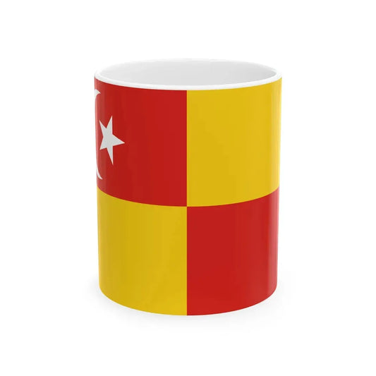 Flag of Selangor (Malaysia) White Coffee Mug 11oz - Go Mug Yourself
